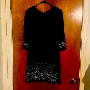 White House/Black Market - Black Bronze/Silver Studded Size Small